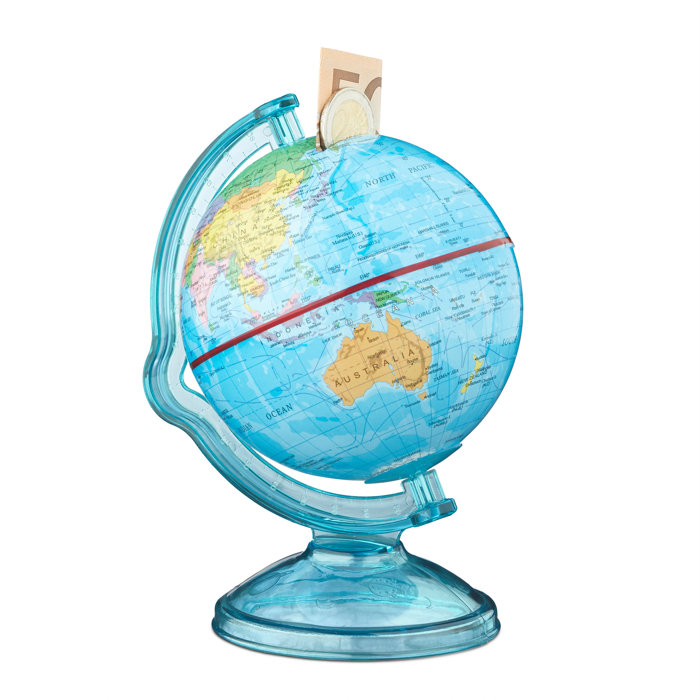 Relaxdays Globe Money Box & Reviews Wayfair.co.uk